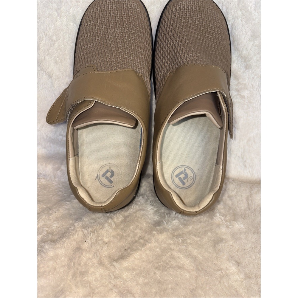 Women's Propet Shoes Leather Upper‎ Beige/Tan Size 10M WPRX25 - Picture 5 of 7